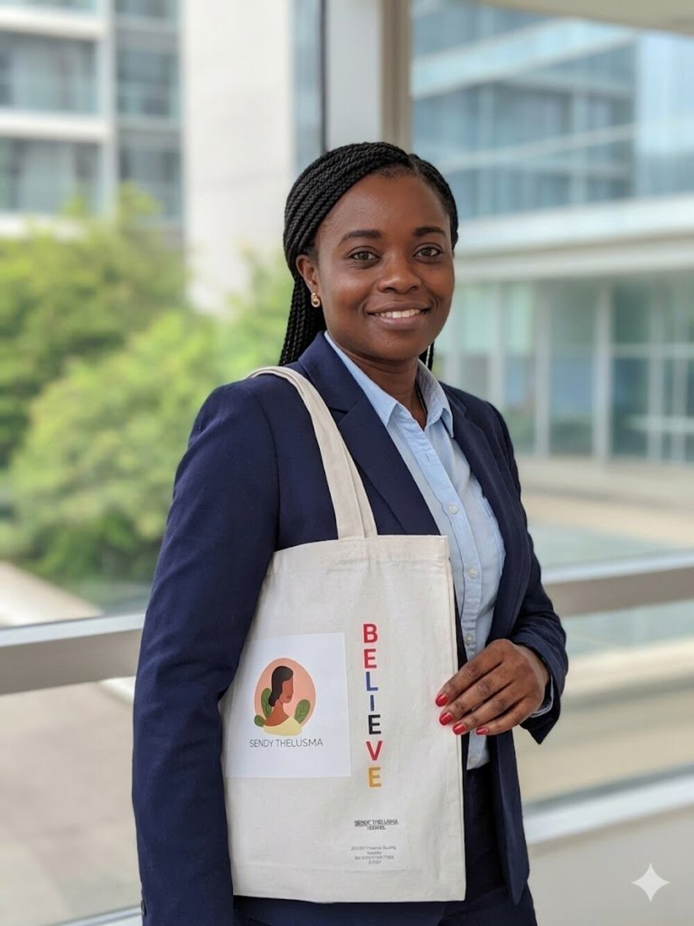 White Tote Bags - Picture 6 of 6